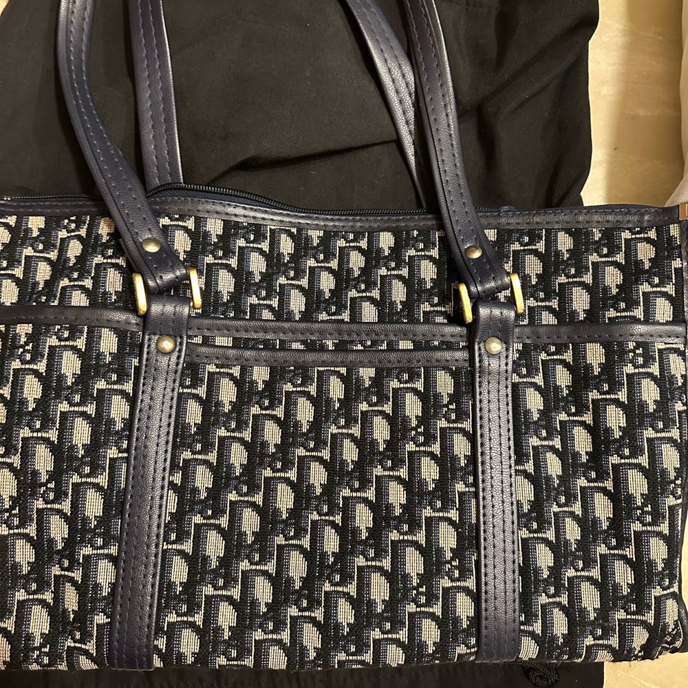 Dior Oblique Navy Bag